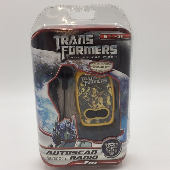 Transformers Dark Of The Moon Autoscan Portable Radio Fm - Picture 1 of 11